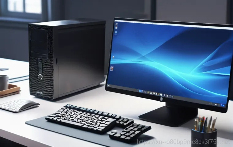 장당동 ATTEMPTED_EXECUTE_OF_NOEXECUTE_MEMORY - A close-up shot inside a modern desktop computer case. A skilled individual, wearing an anti-static ...