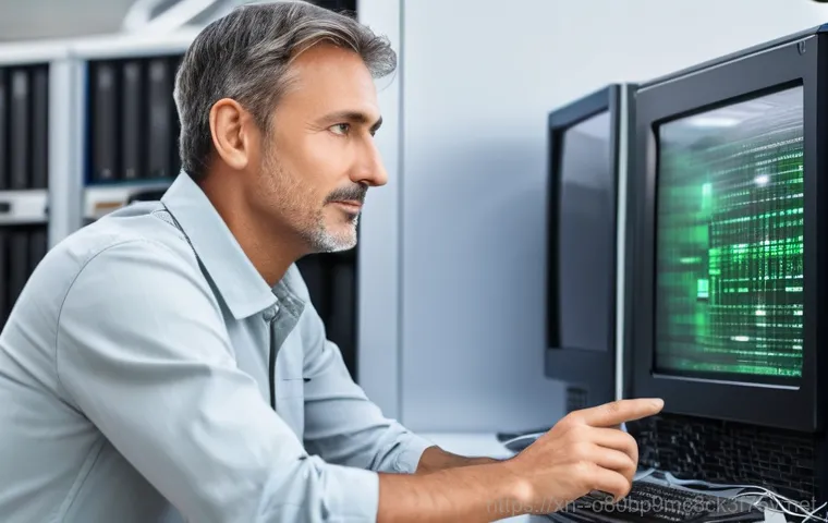 다동 STATUS_KERNEL_NETWORK_ERROR - **Prompt:** A focused, detailed shot of an adult, male computer enthusiast in his 30s, wearing a cas...