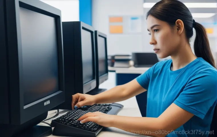 범박동 STATUS_KERNEL_SECURITY_CHECK - A person in their late 20s or early 30s, dressed in comfortable casual wear, sitting at a modern des...