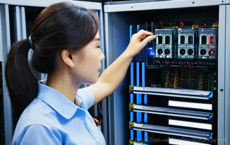 성북동 server출장방문수리점 - **Image Prompt 1: The Panic of a Sudden Server Crash**
    A highly detailed, realistic photograph c...