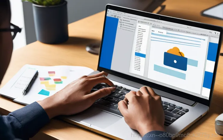 선화동 STATUS_FILE_IN_USE - **Prompt 2: The Calm Resolution: Reboot and Task Manager**
    A brightly lit, clean, and organized ...