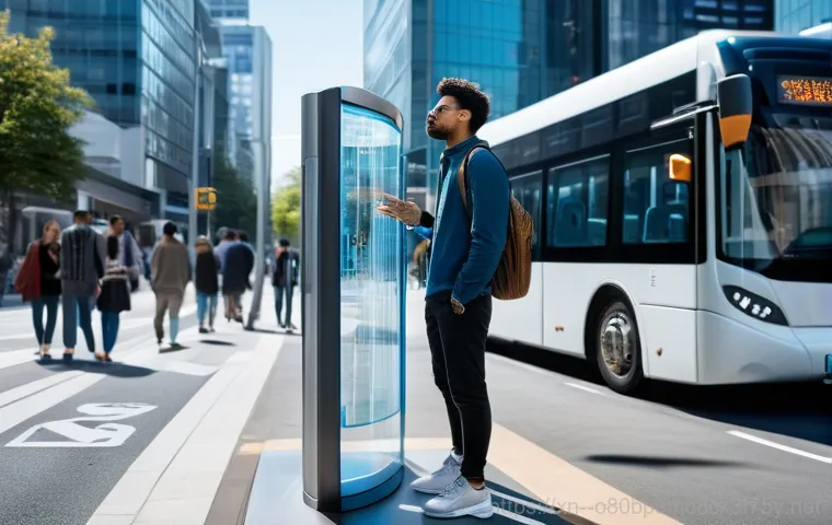 동탄시 VENDOR_DEFINED_ERROR - Prompt 1: User Frustration at a Smart Bus Stop**