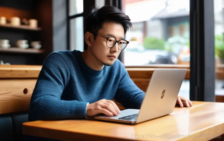 장당동 STATUS_SESSION_TIMEOUT - **Prompt:** A young adult, appearing frustrated and slightly confused, sits in front of a public com...
