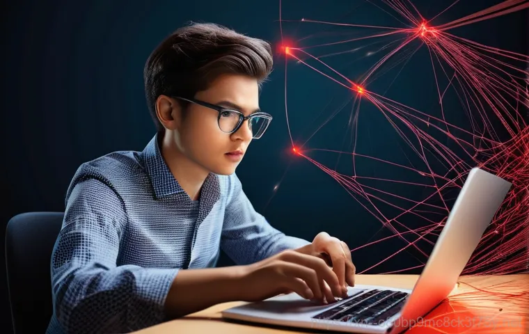 중원구 STATUS_CONNECTION_REFUSED - **Prompt 1: Frustrated User Facing "Connection Refused" Error**
    A young adult, dressed in a comf...