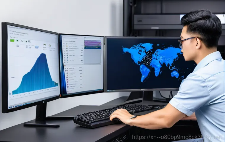 동자동 PAGE_FAULT_IN_NONPAGED_AREA - A close-up shot of a person's hands carefully working inside an open desktop PC case. One hand is ho...