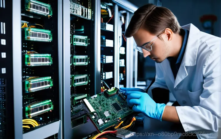 춘의동 server출장방문수리점 - **Image Prompt 1: Urgent Server Breakdown and Arrival of Expert**
    A distressed young male busine...