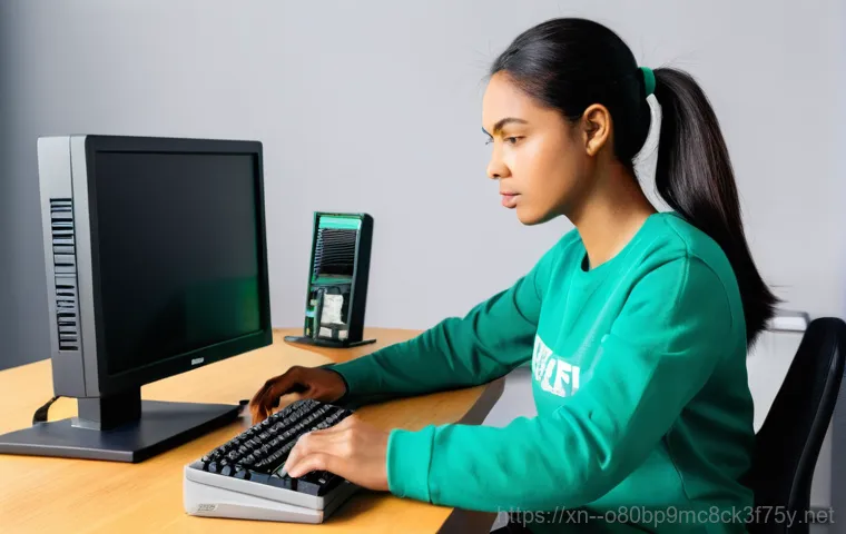판교동 STATUS_KERNEL_STACK_CORRUPTION - **Image Prompt 1: The Frustration of the Blue Screen**
    A close-up shot of a modern computer moni...