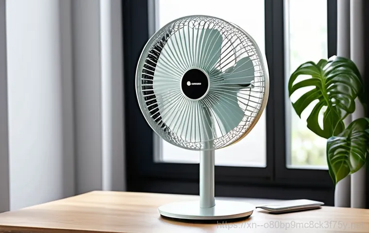 면목동 팬돌다 멈춤 - **Relief After Fan Repair**
    A young adult (appearing to be 15-20 years old), male or female, wit...