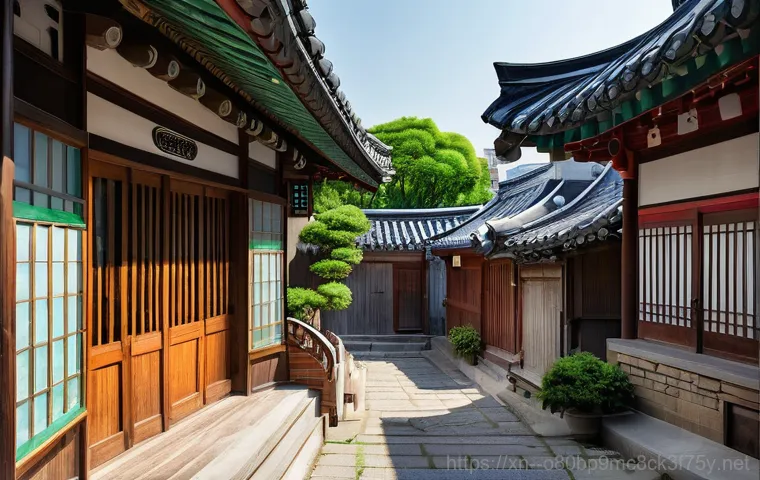 보광동 STATUS_NO_MEMORY - **"A Nostalgic Alleyway in Bogwang-dong, Seoul: Time Paused"**
    A realistic, high-angle shot capt...