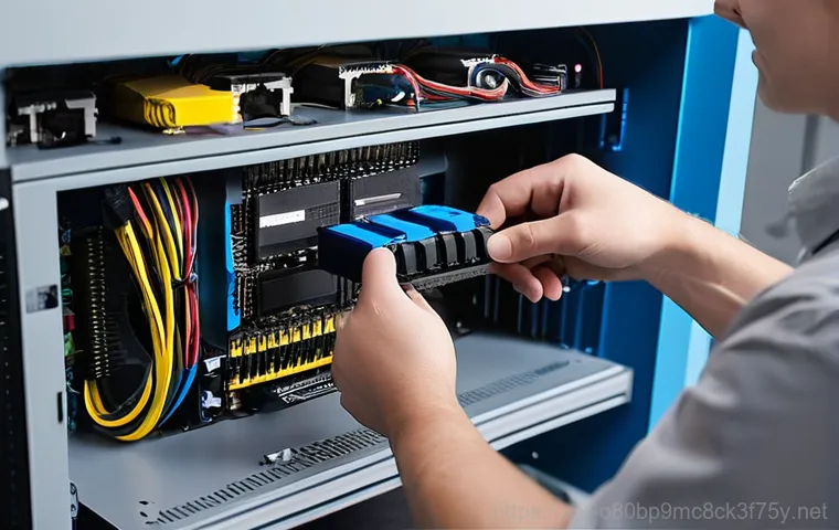 학암동 파워조립 및 교체수리 - **Prompt 2: Computer Failure Due to Power Malfunction**
    "A dramatic and somewhat distressed scen...