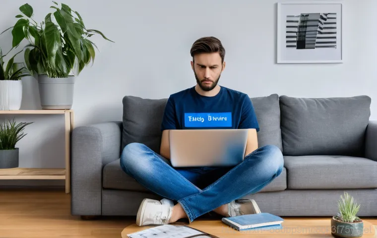 신서면 STATUS_DRIVER_ENTRYPOINT_NOT_FOUND - **Prompt:** A young adult, dressed in comfortable casual wear, sits at a clean, modern desk intently...