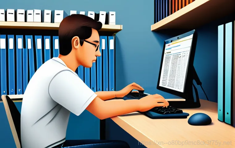 호계동 STATUS_DATATYPE_MISALIGNMENT - **Prompt 1: The Frustration of a Blue Screen Error**
    A close-up of a person's face (mid-30s, neu...
