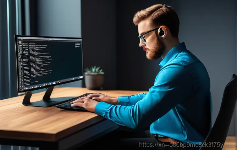 신월동 SOFTWARE_EXCEPTION - A person in their late 20s or early 30s, wearing a casual but clean t-shirt and jeans, fully clothed...