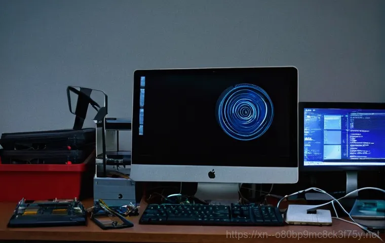 인수동 STATUS_DISK_NOT_INITIALIZED - **Prompt 1: New Disk Initialization**
    A bright, minimalist office desk with a sleek, modern comp...