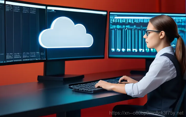 계수동 STATUS_NETWORK_ACCESS_DENIED - **Prompt 2: "Digital Firewall Blocking Data Flow to an IT Administrator"**
    A powerful, stylized ...