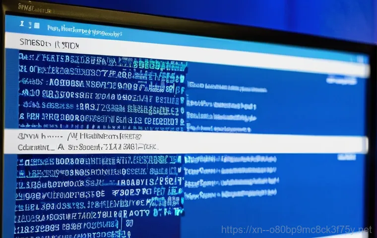 행신동 STATUS_KERNEL_LOG_FAILURE - Image Prompt 1: The Frustrated User and the Blue Screen**