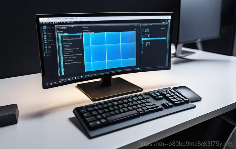 중계동 STATUS_KERNEL_BOOT_DRIVE_ERROR - A detailed, eye-level view inside a desktop computer case. A person's hand, wearing a static-safe wr...