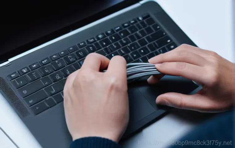 문봉동 STATUS_DEVICE_NOT_READY - **Prompt 1: The Frustrated User and the Error Message**
    "A wide shot of a young adult, gender-ne...