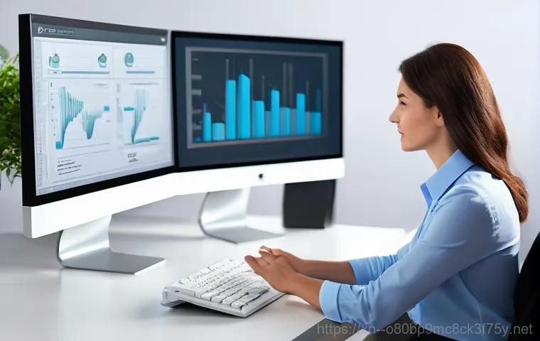 만수동 IO1_INITIALIZATION_FAILED - **Prompt: "A focused computer technician, approximately 30-40 years old, wearing a clean, practical ...