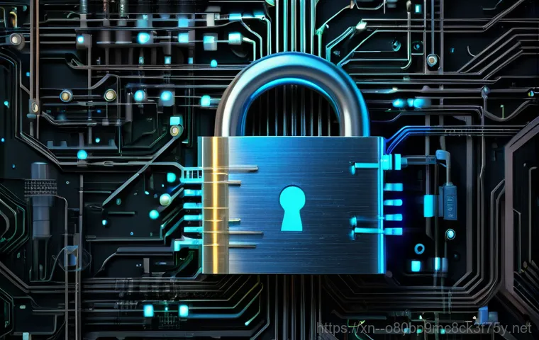 칠괴동 STATUS_INVALID_LOCK_SEQUENCE - Image Prompt 1: The Conflicted Digital Locks**