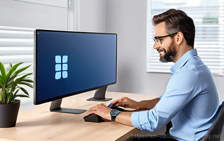 남구 워크스테이션출장방문수리점 - Image Prompt 1: On-site Workstation Repair in a Home Office**