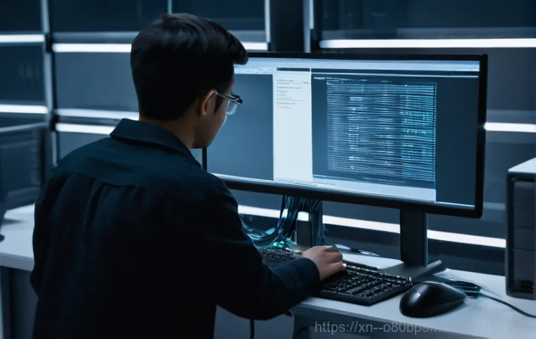 상현동 KERNEL_STACK_INPAGE_ERROR - **Prompt 2: Diagnosing Hardware - RAM and SSD**
    "A detailed, close-up shot of a desktop computer...