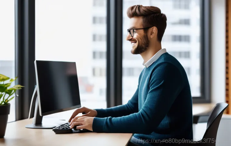길상면 STATUS_ACCESS_VIOLATION - **Prompt 2: The Focused Troubleshooter**
    A person, around 30-35 years old, with a determined and...
