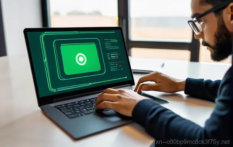 마전동 STATUS_SECURITY_POLICY_VIOLATION - **Prompt:** A stylized, futuristic digital landscape illustrating network security. A vibrant, trans...