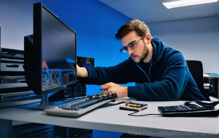 건건동 IO1_INITIALIZATION_FAILED - **Image Prompt 2: The Digital Malfunction Within**
    An abstract, stylized digital art piece depic...