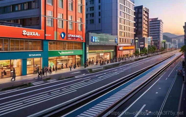 이문동 STATUS_UNSUCCESSFUL - **Prompt:** A vibrant, panoramic view of the rapidly developing Imnun-dong in Dongdaemun-gu, Seoul. ...