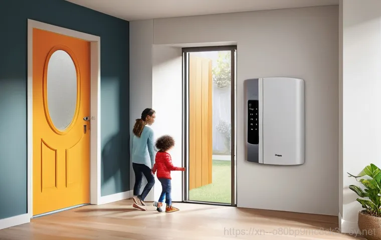 신길동 입력신호가 없습니다 - **Prompt 2: Emergency Power Solution for a Digital Door Lock**
    A detailed shot focusing on an ad...