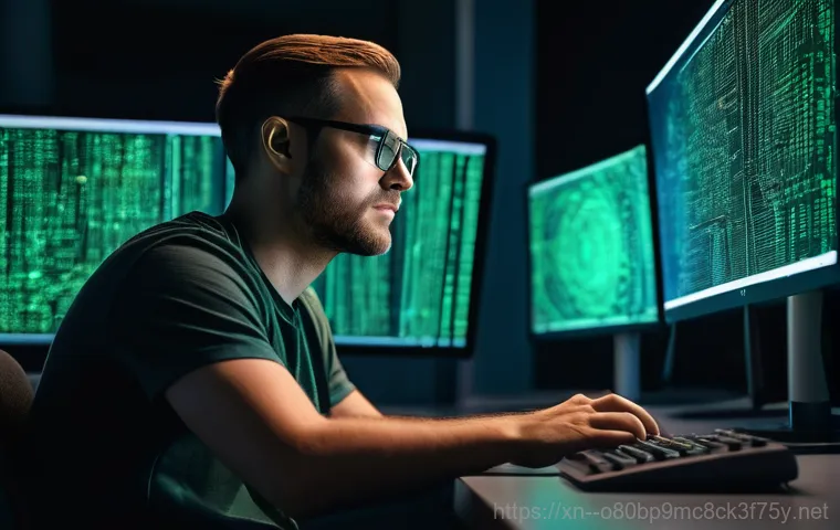 연안동 SOFTWARE_EXCEPTION - **Prompt:** Three professionals (two men and one woman) in their late 30s to early 40s, all wearing ...