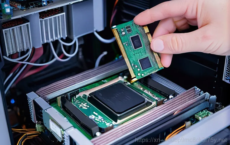 상면 블루스크린 - **Prompt 1: The Sudden Blue Screen Interruption**
    A close-up shot of a modern laptop screen disp...