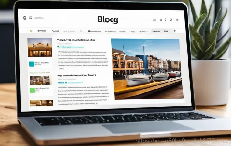 충현동 STATUS_IMAGE_NOT_FOUND - A close-up shot of a modern laptop screen displaying a blog post with a prominent, glaring "STATUS_I...