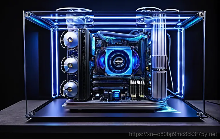 팽성읍 오버클럭 뚜따 - **Delidding: The Art of Extreme Cooling**
    An extreme close-up, highly detailed shot focusing on ...