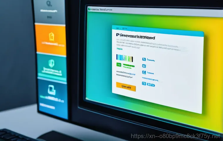 영북면 컴퓨터멈춤 - **Prompt:** A detailed close-up shot of the interior of an open desktop computer case. The primary f...