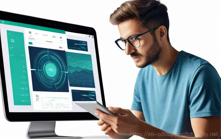 고읍동 MEMORY_MANAGEMENT - A brightly lit, modern home office where a person, in their late 20s, wearing a comfortable yet styl...