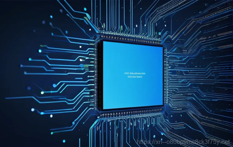 회정동 PAGE_FAULT_IN_NONPAGED_AREA - A detailed shot of a focused computer technician, mid-30s, wearing a clean, dark blue polo shirt, ca...