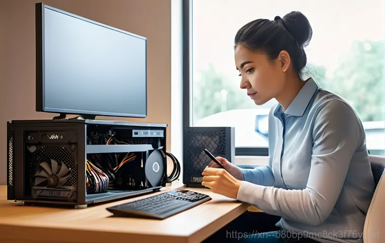 백현동 조립컴퓨터 pc 출장판매설치 - **Professional On-Site PC Assembly at Home**
    A highly skilled, neatly dressed male technician in...