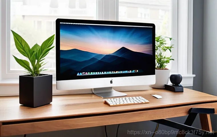 죽전동 맥미니 판매 및 수리 - **A highly detailed close-up of a skilled technician meticulously repairing a Mac Mini.** The techni...
