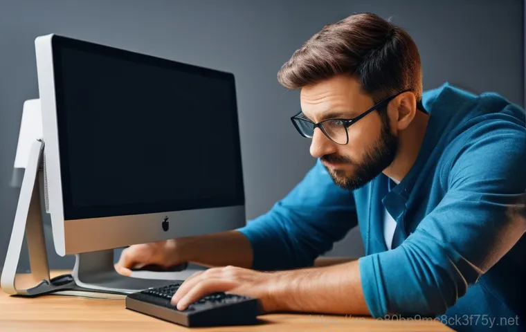 역곡동 STATUS_FILE_NOT_FOUND - **Image Prompt 1: The Puzzled User Facing "File Not Found"**
    A young adult, perhaps in their lat...