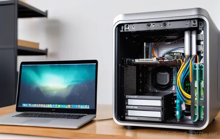 신동 INTERNAL_POWER_ERROR - A detailed, transparent cutaway view of the inside of a desktop computer tower. Visible components i...