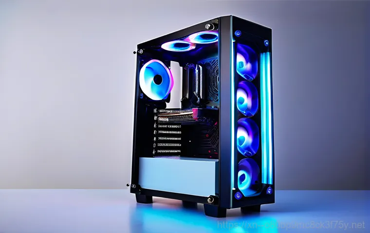 약대동 쿨러조립 및 교체수리 - A clean, professional close-up shot of a computer motherboard with two distinct cooling solutions be...