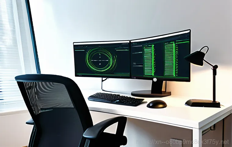 서초구 DRIVER_CAUSED_SYSTEM_CRASH - A person, appearing focused and analytical, is seated at a desk, looking intently at a computer scre...