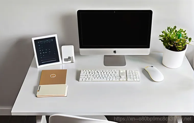 식사동 STATUS_FILE_IN_USE - **Prompt:** A person with a focused expression is intensely looking at a computer monitor in a clean...