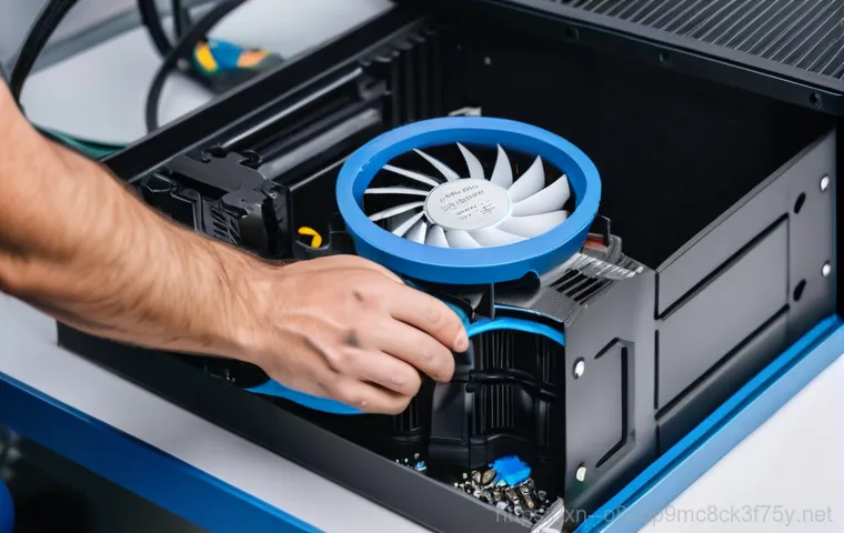 대신면 워크스테이션출장방문수리점 - A highly skilled workstation repair specialist is intently diagnosing a complex hardware issue on a ...
