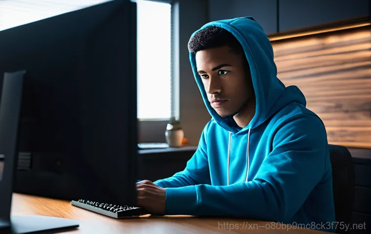 소격동 MULTIPLE_IRP_COMPLETE_REQUESTS - **Image Prompt 1: The Sudden Blue Screen Shock**
    "A person, mid-20s, wearing a casual t-shirt, s...