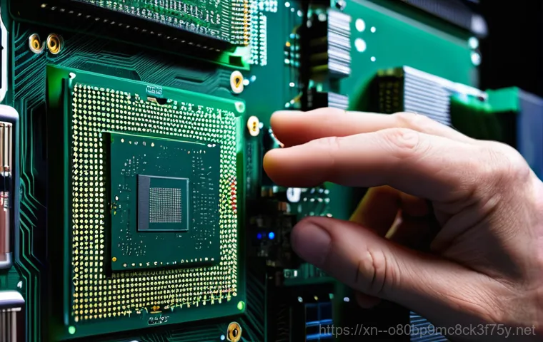 어둔동 STATUS_KERNEL_RESOURCE_ERROR - An individual, appearing focused and determined, is meticulously navigating a digital interface on a...