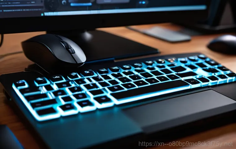 개포동 부트캠프설치 - A vibrant, dynamic shot of a MacBook Pro on a sleek, minimalist desk in a modern home office. On the...