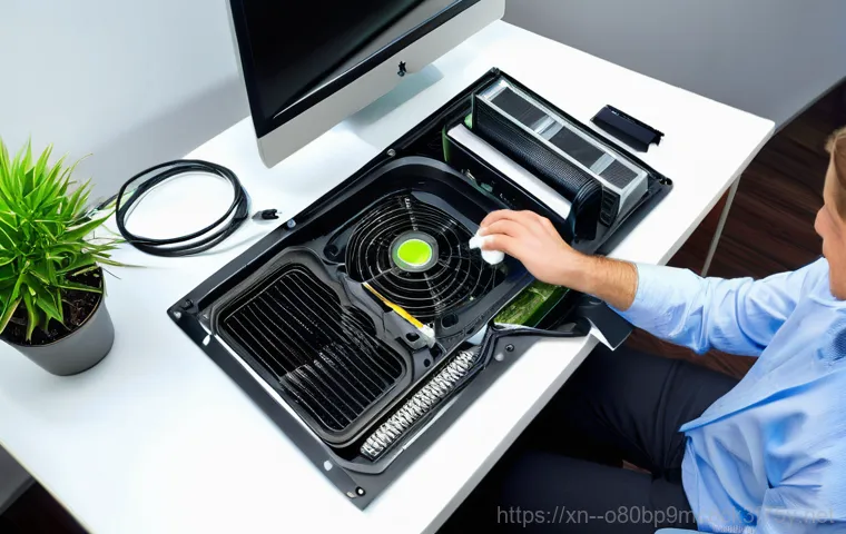 계양동 NMI_HARDWARE_FAILURE - **Internal Hardware Troubleshooting - RAM Inspection:**
    "A detailed, eye-level shot focusing on ...